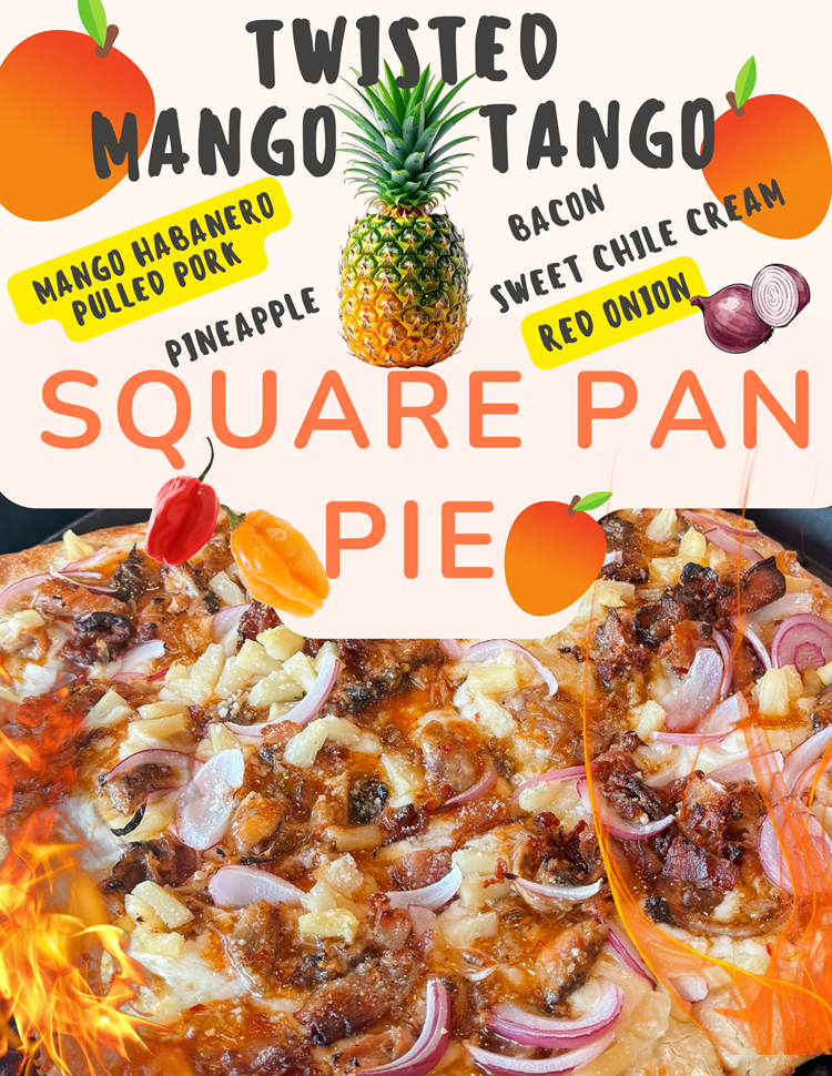 Square pan twisted mango tango 