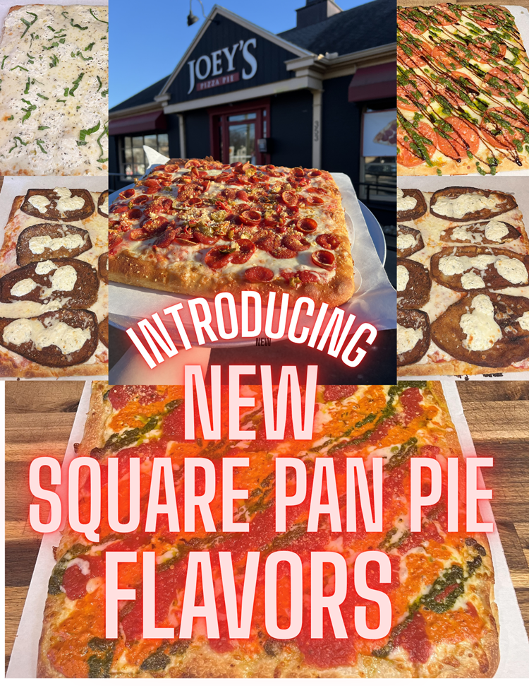 New Square Pan Pie Menu