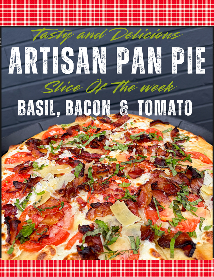 Pan Pie Basil, Bacon & Tomato