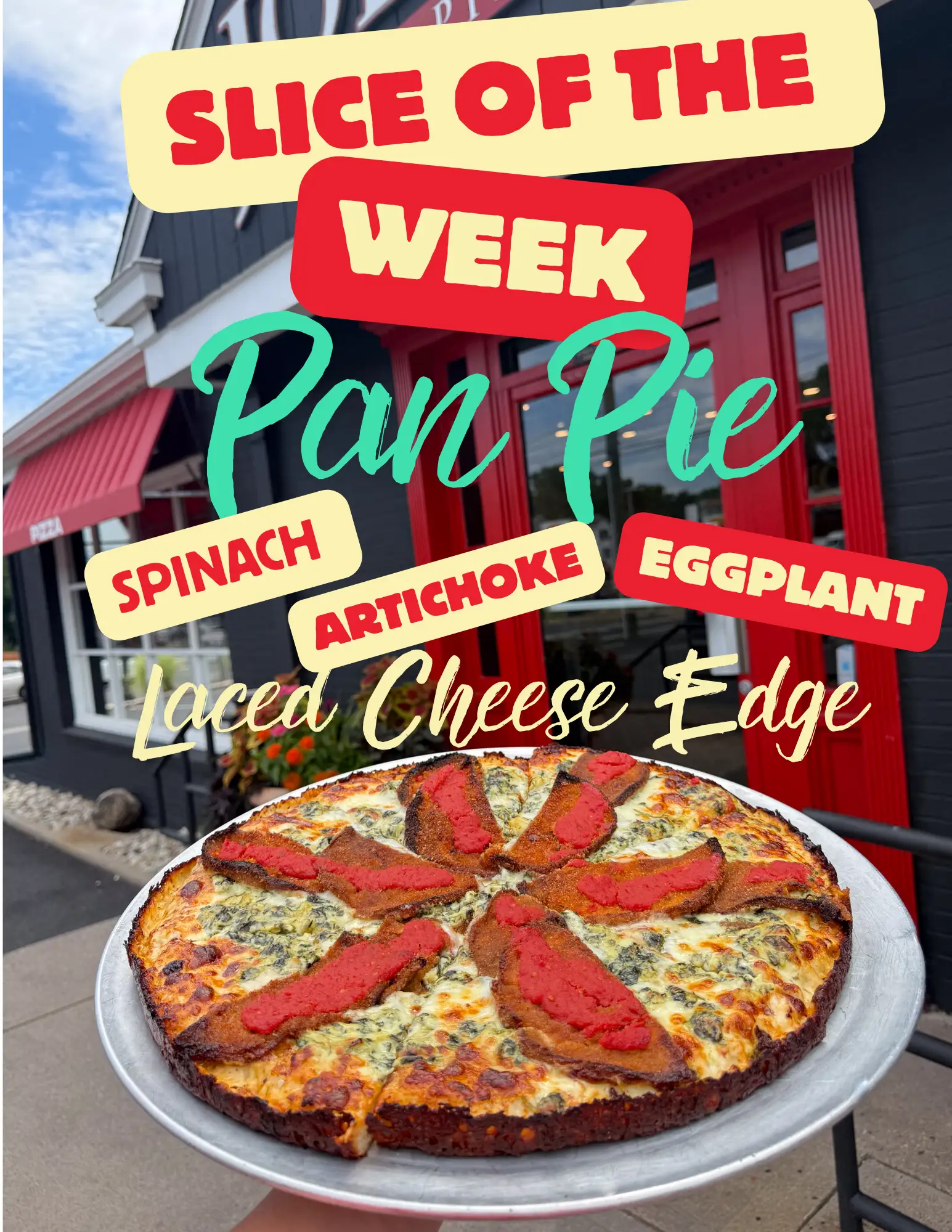 Slice of the week spinach artichoke and eggplant 