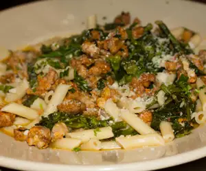 Broccoli rabe and sausage